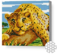 Алмазная мозаика Art Gallery Premium Leopard On The Prairie (BJ716)