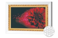 Mozaic cu diamante Art Gallery Premium Scarlet Flower (JS20464)