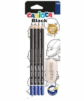 Набор карандашей Carioca Black Lead 4pcs (53312)