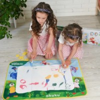 Covor joc pentru copii Akuku Interactive Water Painting Mat (A0638) imaginea #4 — magazin online Desire.md