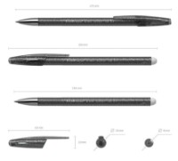 Гелевая ручка ErichKrause R-301 Magic Gel Black 0.5mm (46435) фото №2 — интернет-магазин Desire.md