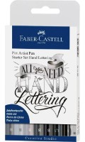 Set de pixuri Faber-Castell Pitt Artist Pens Lettering Set 267118 8pcs