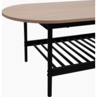 Журнальный столик Deco Genesis 129x60x56cm (MCGNS-JJLVC-M37BLK) фото №3 — интернет-магазин Desire.md