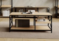 Журнальный столик Deco Larson 100x30x80cm (MCLAR-JJLVC-M37BLK) фото №2 — интернет-магазин Desire.md