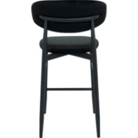 Scaun de bar Deco Meridian Catifea(SBMERC-HGT-BLK) imaginea #5 — magazin online Desire.md