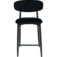 Scaun de bar Deco Meridian Catifea(SBMERC-HGT-BLK) imaginea #2 — magazin online Desire.md