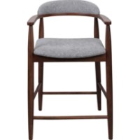 Барный стул Deco Midas (SBMID-MISB-LGRY) фото №3 — интернет-магазин Desire.md