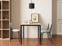 Masă pentru bucătărie Deco Notos 120x75x75cm (MNTS-JJLVC-M37BLK) imaginea #6 — magazin online Desire.md