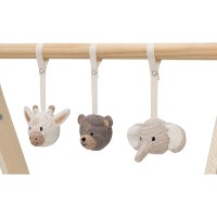 Jucărie pentru pătuturi si carucioare Jollein Babygym Animals 3pcs (108-001-67083)