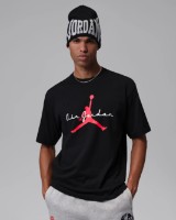 Tricou bărbătesc Nike Jordan Brooklyn Graphic Black/White/Infrared 23, s.L imaginea #1 — magazin online Desire.md
