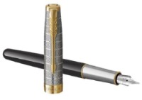 Stilou Parker Sonnet Premium Metal & Black (2119784) imaginea #2 — magazin online Desire.md