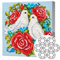 Алмазная мозаика Art Gallery Premium White Pigeons (BJ1069)