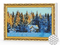 Алмазная мозаика Art Gallery Premium Winter House (JS29525)