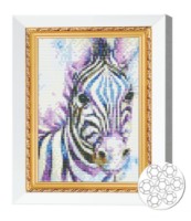Алмазная мозаика Art Gallery Premium Zebra (JS25079)