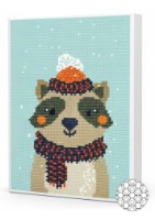 Алмазная мозаика Art Gallery Premium Wolf In The Snow (JS20856)