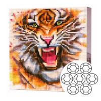 Mozaic cu diamante Art Gallery Premium Terrible Tiger (BJ1145)