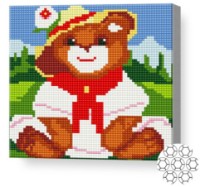 Алмазная мозаика Art Gallery Premium Teddy Bear In A White Suit (BJ532)