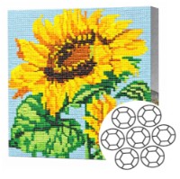 Mozaic cu diamante Art Gallery Premium Sunflower (BJ1016)