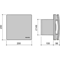 Ventilator de evacuare Maico AWB150C D150 White (0084.0306) imaginea #2 — magazin online Desire.md