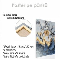 Картина ArtShop Abstract Flower With Golden Notes 30x60cm (PA46-XL-PL) фото №2 — интернет-магазин Desire.md