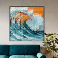 Pictură ArtShop Abstract Painted Wave 40x40cm (PA434-XL)