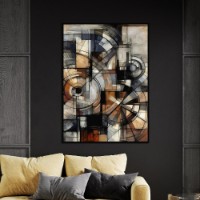 Картина ArtShop Abstraction In Brown Colors 40x60cm (PA357-L-L)