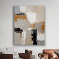 Pictură ArtShop Abstraction In Brown Colors 60x90cm (PA426-P-L)