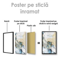 Pictură ArtShop Abstraction With Golden Elements 30x45cm (PA80) imaginea #2 — magazin online Desire.md