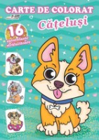 Раскраска для детей Biblion 16 Autocolante Stralucitoare Catelusi (9785866540457)