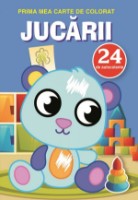 Carte de colorat pentru copii Biblion 24 de autocolante Jucarii (9789975148979)