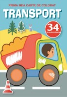 Раскраска для детей Biblion 34 de autocolante Transport (9789975148993)