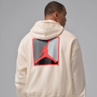 Hanorac pentru bărbați Nike Jordan Brooklyn Fleece Pale Ivory/Infrared 23, s.XL imaginea #2 — magazin online Desire.md