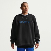 Hanorac pentru bărbați Nike Sportswear Club Oversized Black/Game Royal, s.M