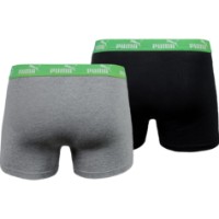 Сhiloţi pentru bărbați Puma Elements Men Basic Boxers 2P Black/Grey/Green, s.XXL imaginea #2 — magazin online Desire.md