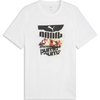Tricou bărbătesc Puma Graphic Photoprint Tee Puma White, s.S