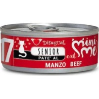 Hrană umedă pentru pisici Disugual Mini Me N17 Senior Beef 85g