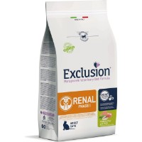 Hrană uscată pentru pisici Exclusion Renal Phase I Adult Cats Pork & Pea And Rice 1.5kg imaginea #1 — magazin online Desire.md