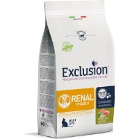 Hrană uscată pentru pisici Exclusion Renal Phase II Adult Cats Pork & Pea And Rice 300g imaginea #1 — magazin online Desire.md