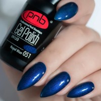 Gel-lac de unghii PNB 051 Royal Blue 8ml imaginea #2 — magazin online Desire.md