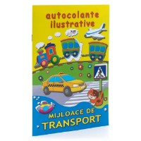 Наклейки Biblion Autocolante ilustrative Mijloace de trasport (9789975148191)