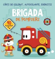Раскраска для детей Biblion Brigada de pompieri (9789975148788)
