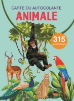 Наклейки Biblion Carte cu autocolante Animale (9789975148689)