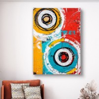 Pictură ArtShop Colored Circles 60x90cm (PA370-P-L)