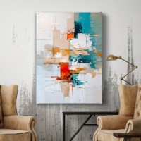 Pictură ArtShop Geometry In Abstract Colors 50x75cm (PA367-M-PL)