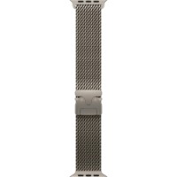 Ремешок Apple Watch 49mm Natural Titanium Milanese Loop Medium (MGHP4)
