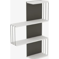 Навесная полка Trendy Cambel Antracit 64x96x19cm фото №2 — интернет-магазин Desire.md