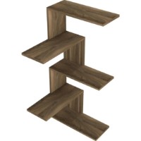 Raft de perete Trendy Caniko Walnut 109x51.5x51.5cm GTR005508 imaginea #6 — magazin online Desire.md