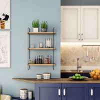 Навесная полка Trendy Pulalis 40x66x20cm фото №3 — интернет-магазин Desire.md