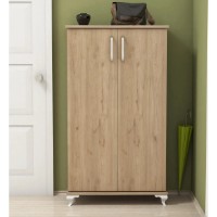 Обувница Trendy Ari Walnut 72x120x33cm фото №4 — интернет-магазин Desire.md