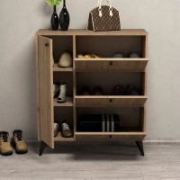 Rafturi pentru pantofi Trendy Bella 1802 Oak 90x105x35cm imaginea #2 — magazin online Desire.md